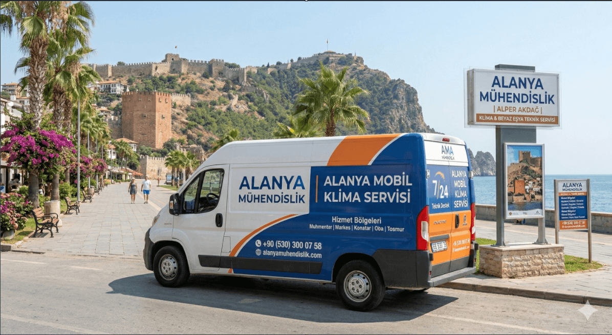alanya klima servisi hizmet bölgeleri